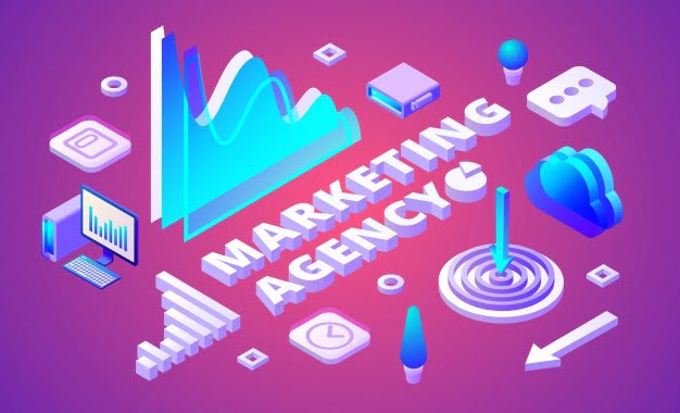marketing agency illustration market research business symbols 33099 439